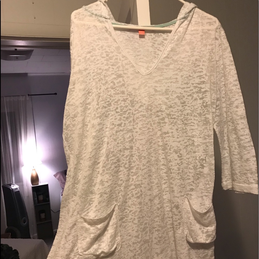 shear swimsuit cover-up